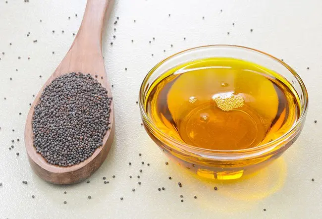 A bowl of golden edible oil representing V-Ride's FMCG sector